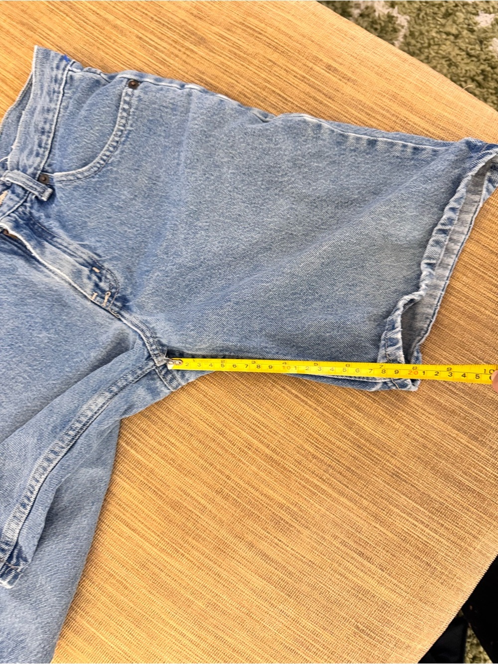 Vintage 90s Old Navy Blue Jean Shorts - Picture 6 of 7